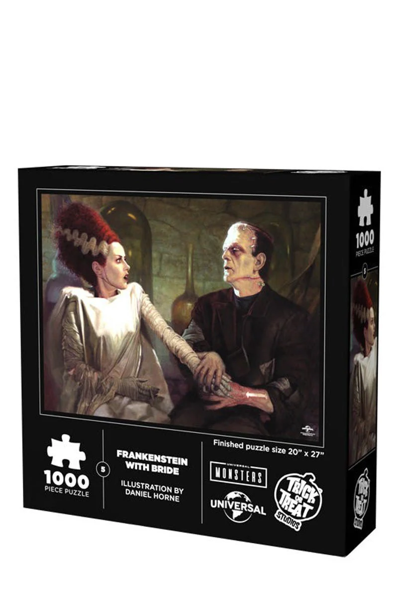 Frankenstein with Bride Jigsaw Puzzle 1,000 pc - Image 2