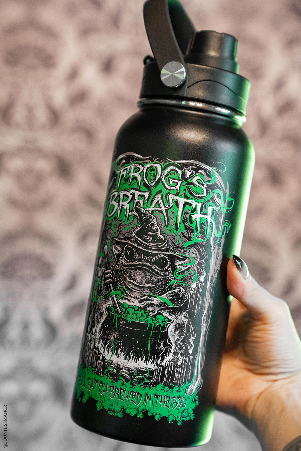 Frogs Breath 32oz Water Bottle - Image 3