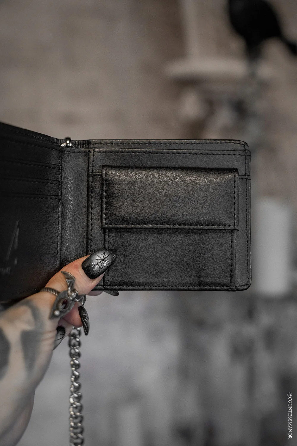 Fuck Off Bifold Wallet w/ Chain - Image 7