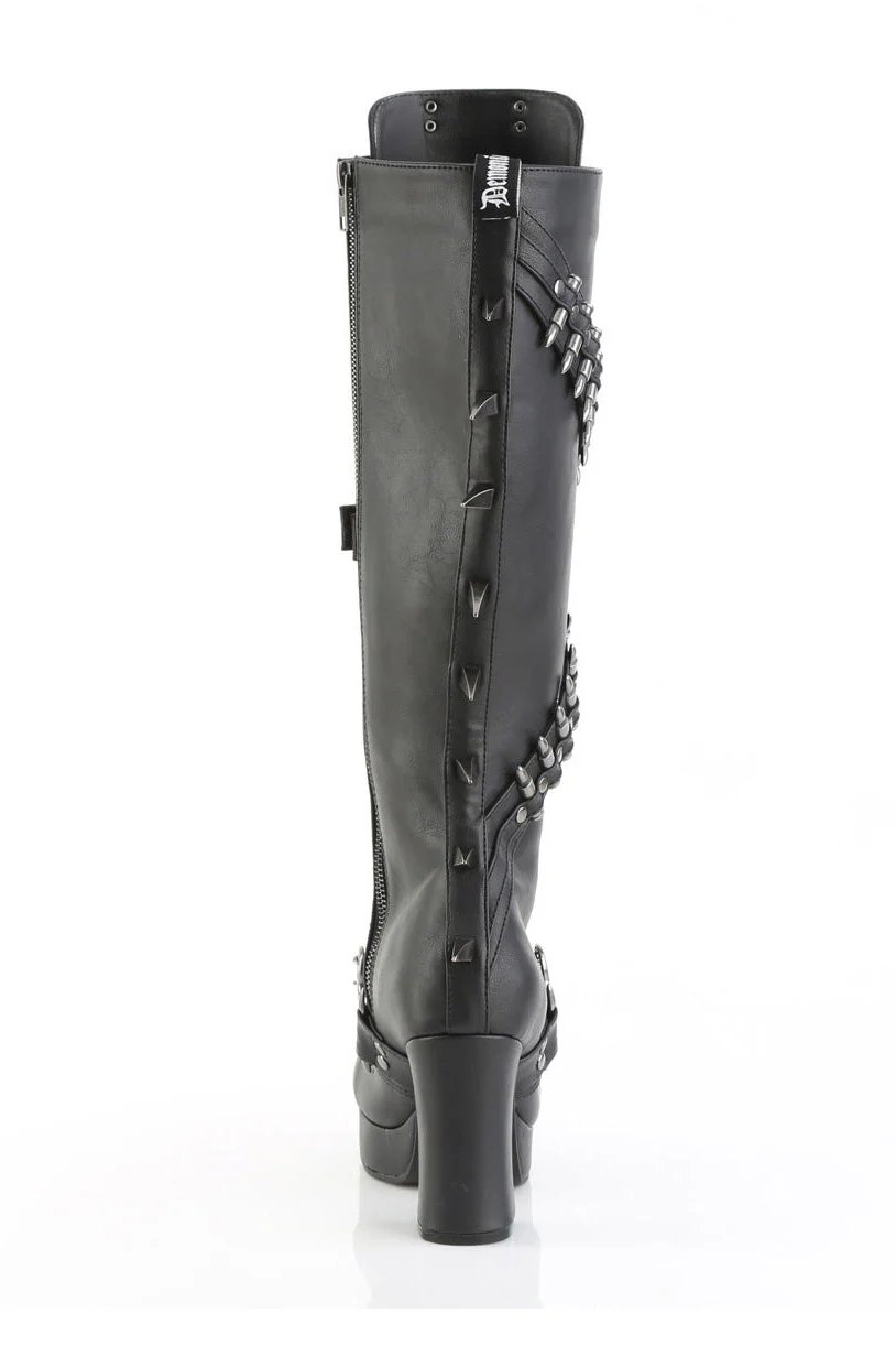 Furiosa Spiked Lace-Up Bullet Boots [GOT108] - Image 4