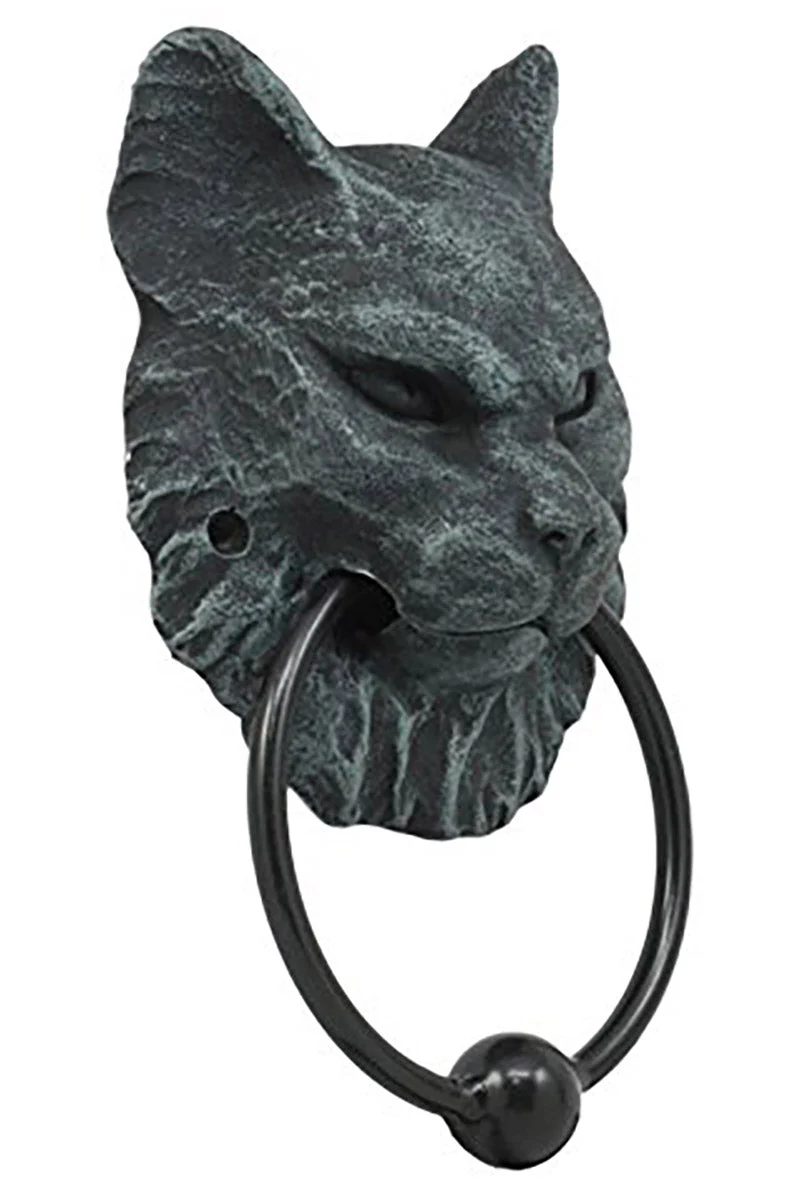 Gargoyle Cat Door Knocker - Image 2