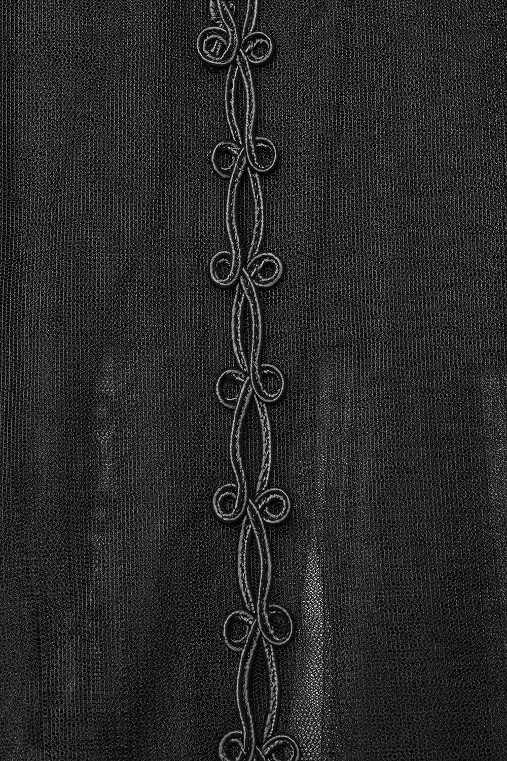 Gathered Gloom Draped Corset Gown - Image 12