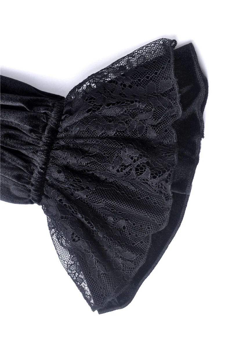 Gatsby Gothic Velvet Midi Dress - Image 9