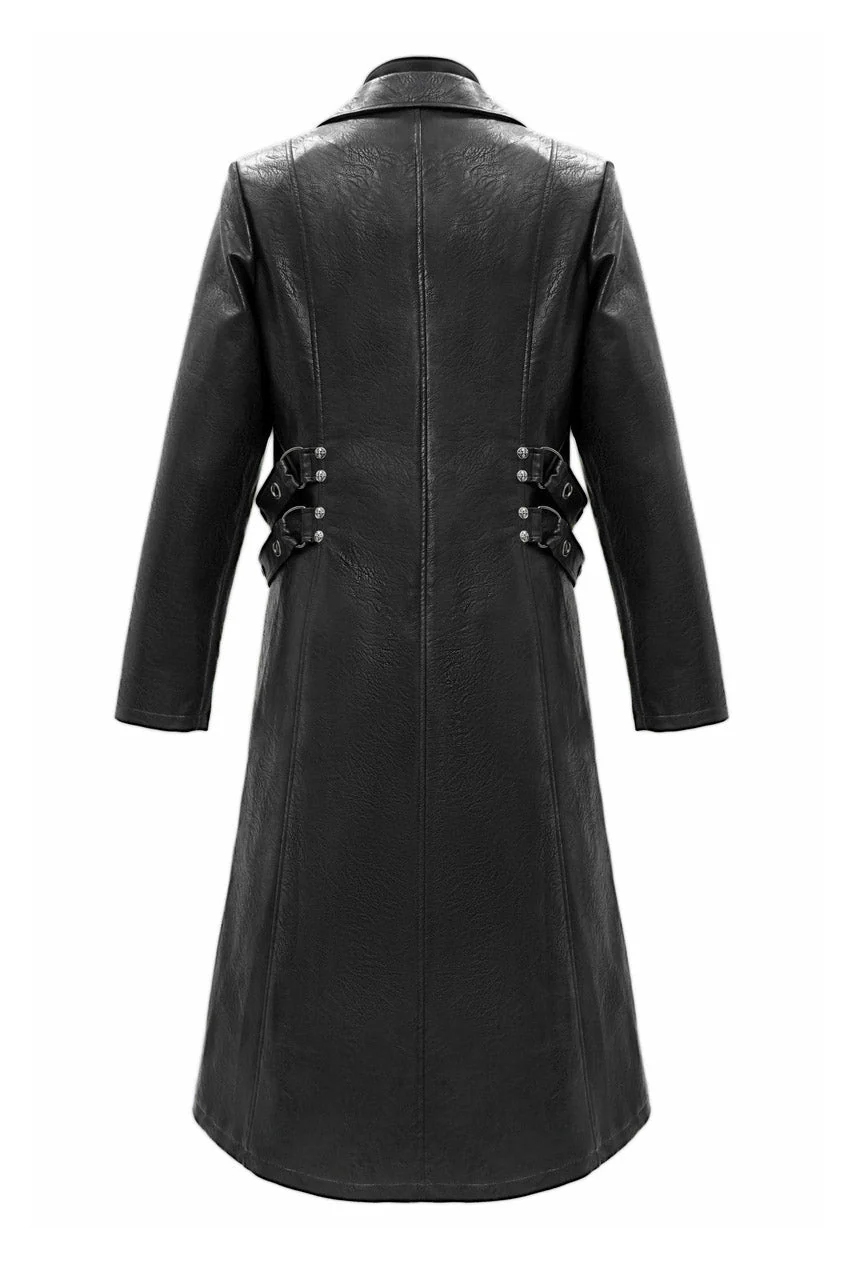 General Death Military Goth Trench Coat - Image 9