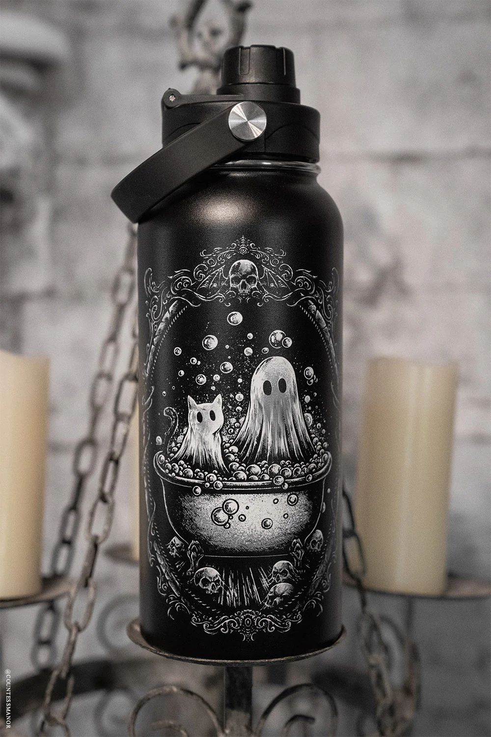 Ghost Friends 32 Oz Water Bottle - Image 2