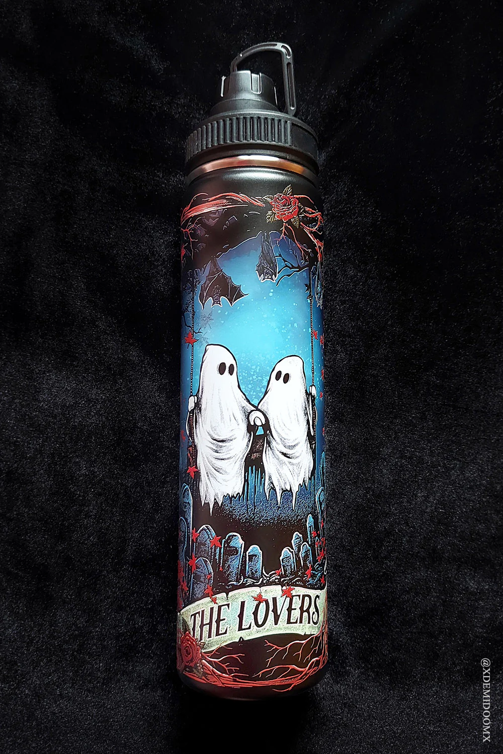 Ghost Love 24 Oz Water Bottle Tumbler - Image 11