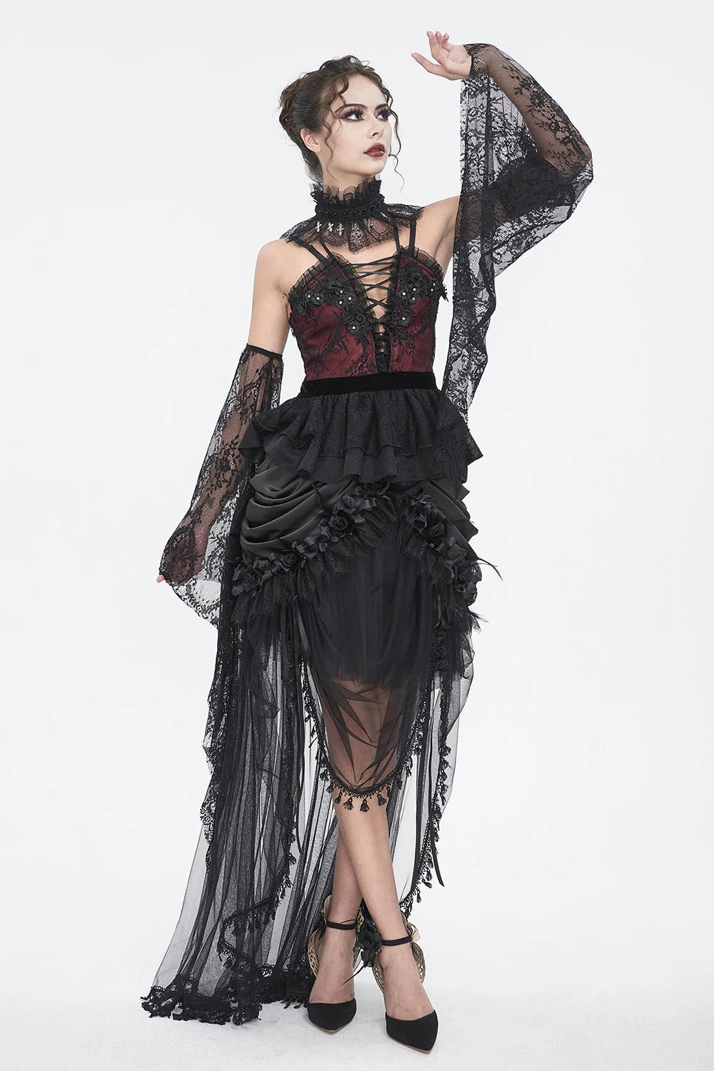 Ghost Medium Gothic Lace Collar - Image 5