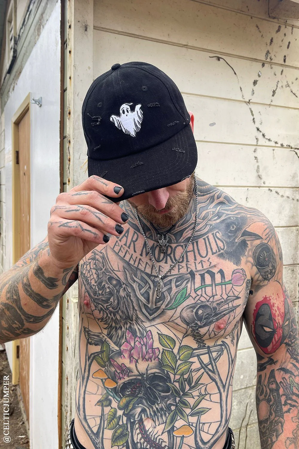Ghost Pierced Baseball Cap - Image 13