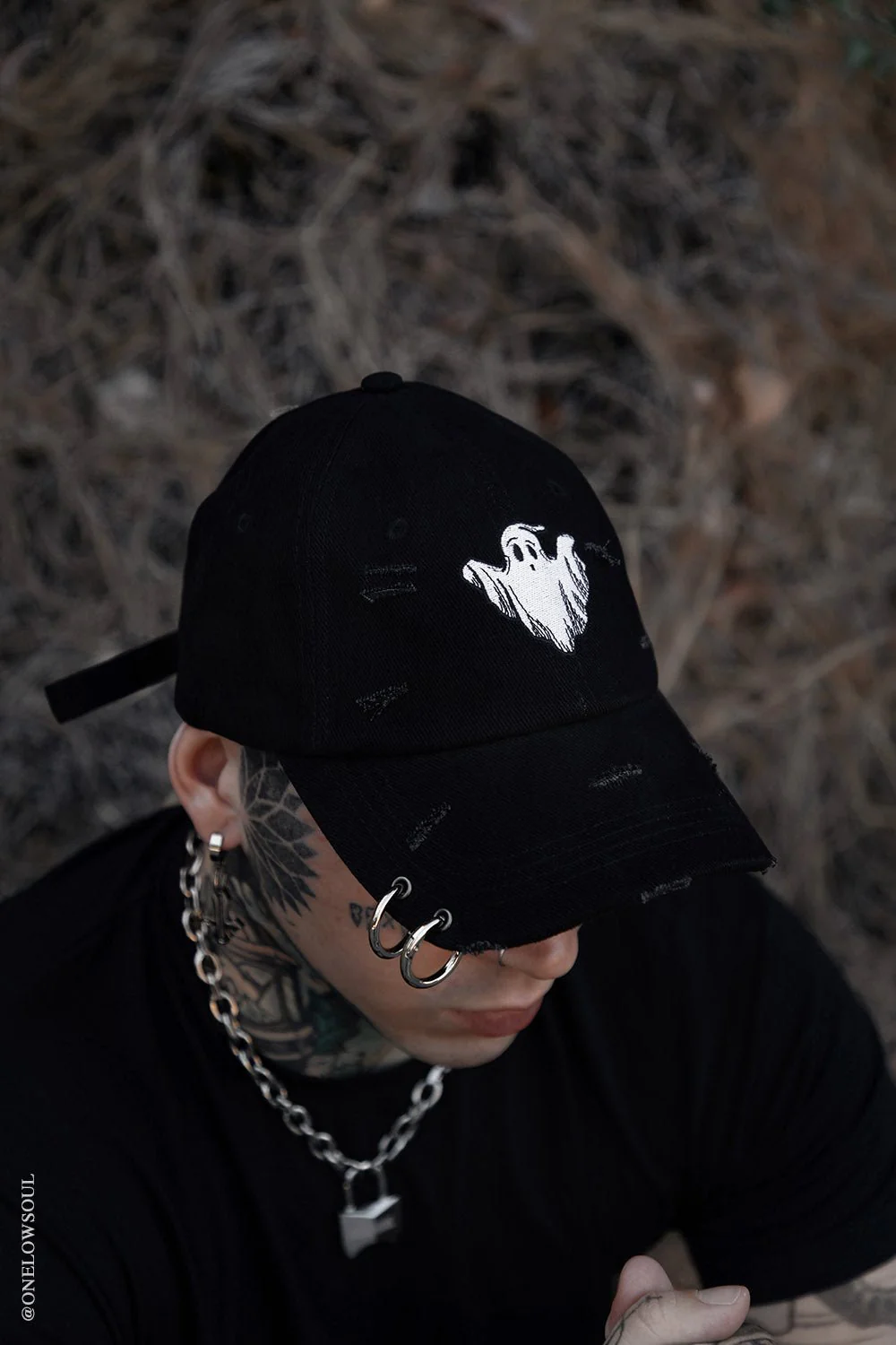 Ghost Pierced Baseball Cap - Image 14