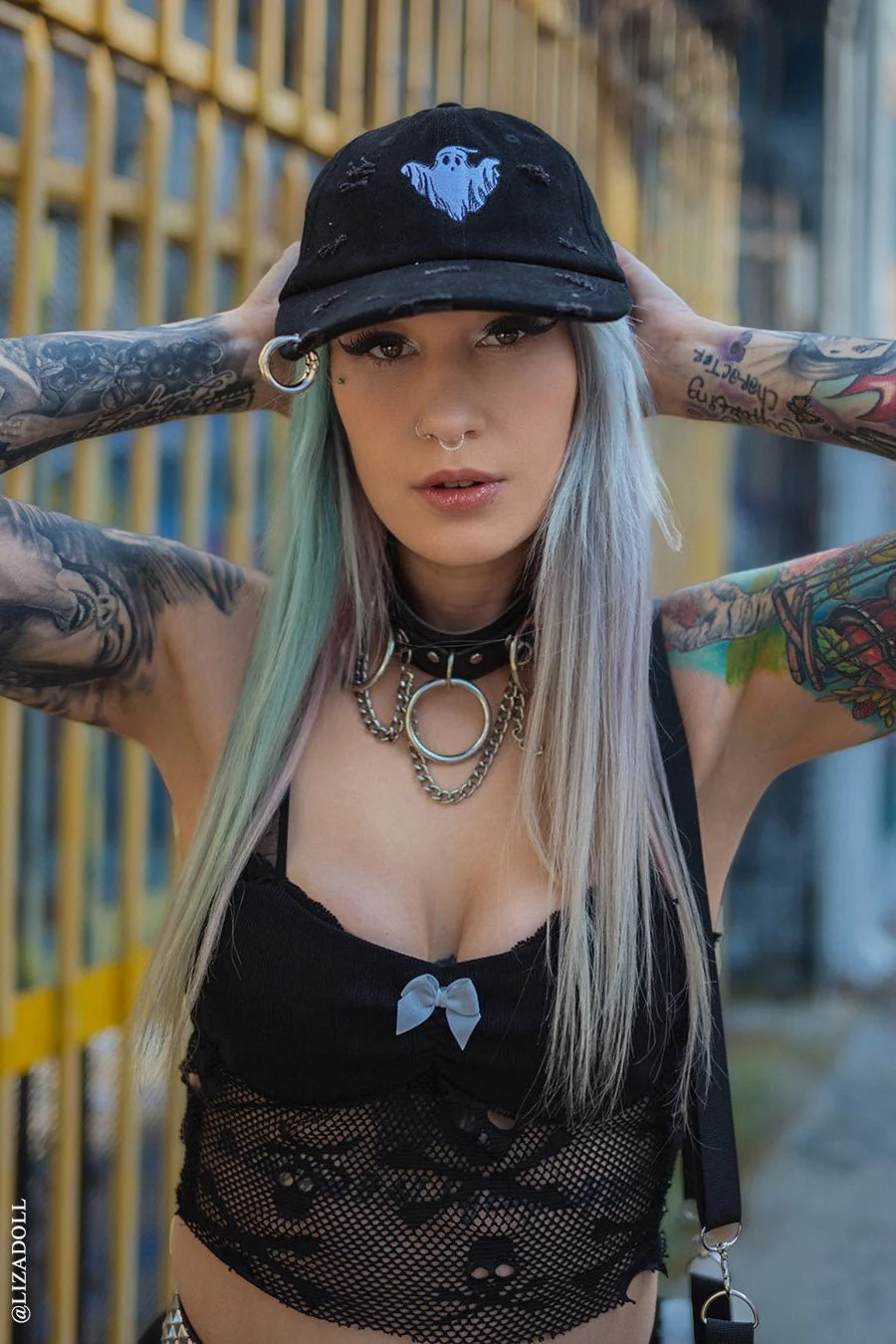 Ghost Pierced Baseball Cap - Image 16