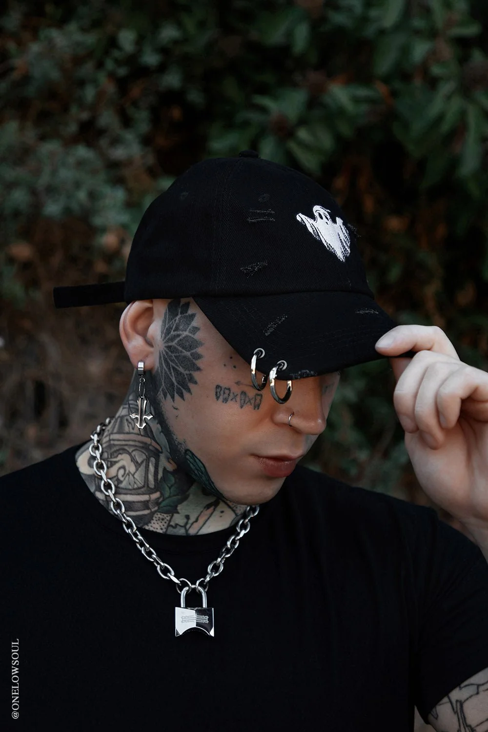 Ghost Pierced Baseball Cap - Image 4