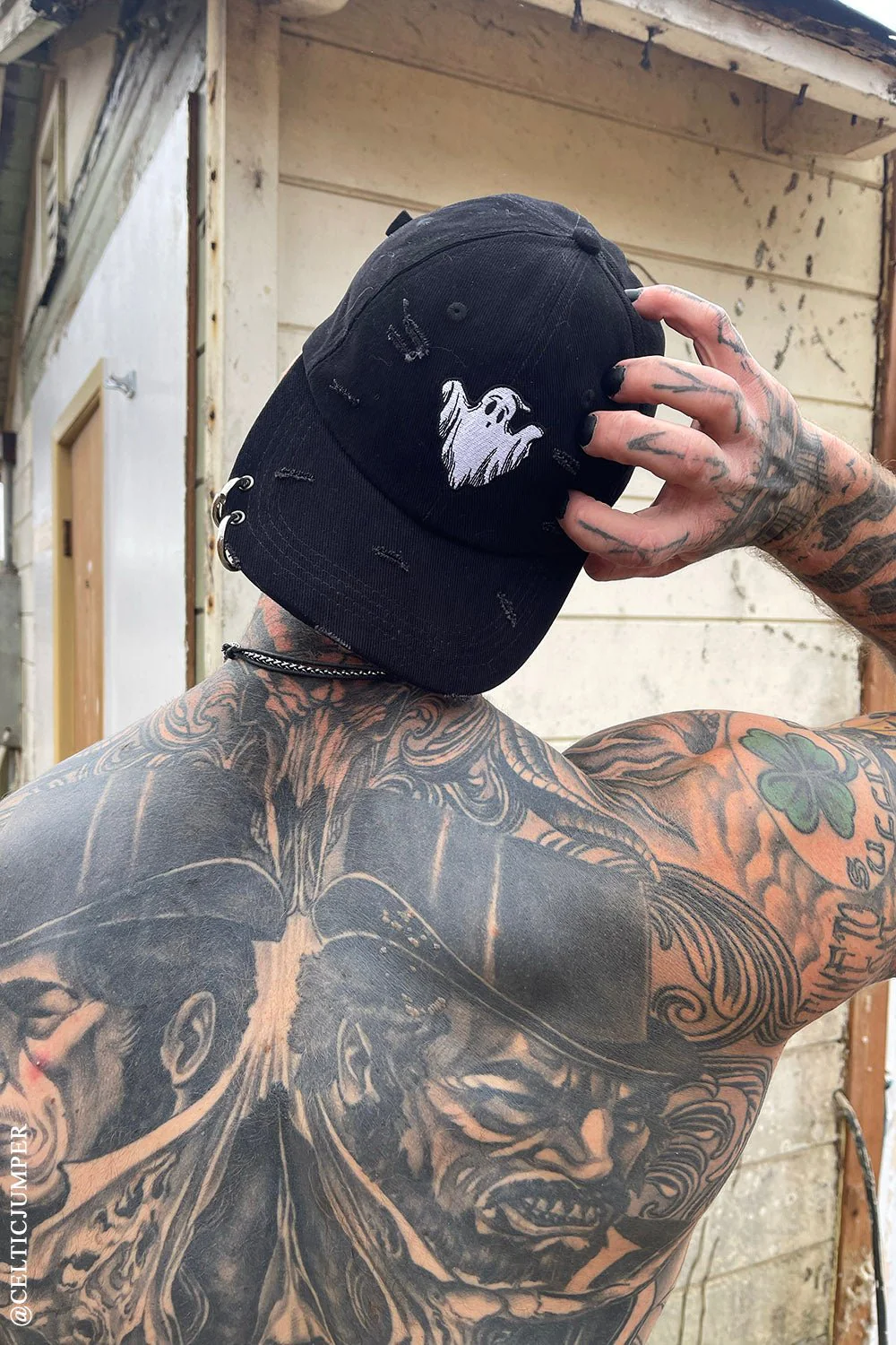 Ghost Pierced Baseball Cap - Image 6