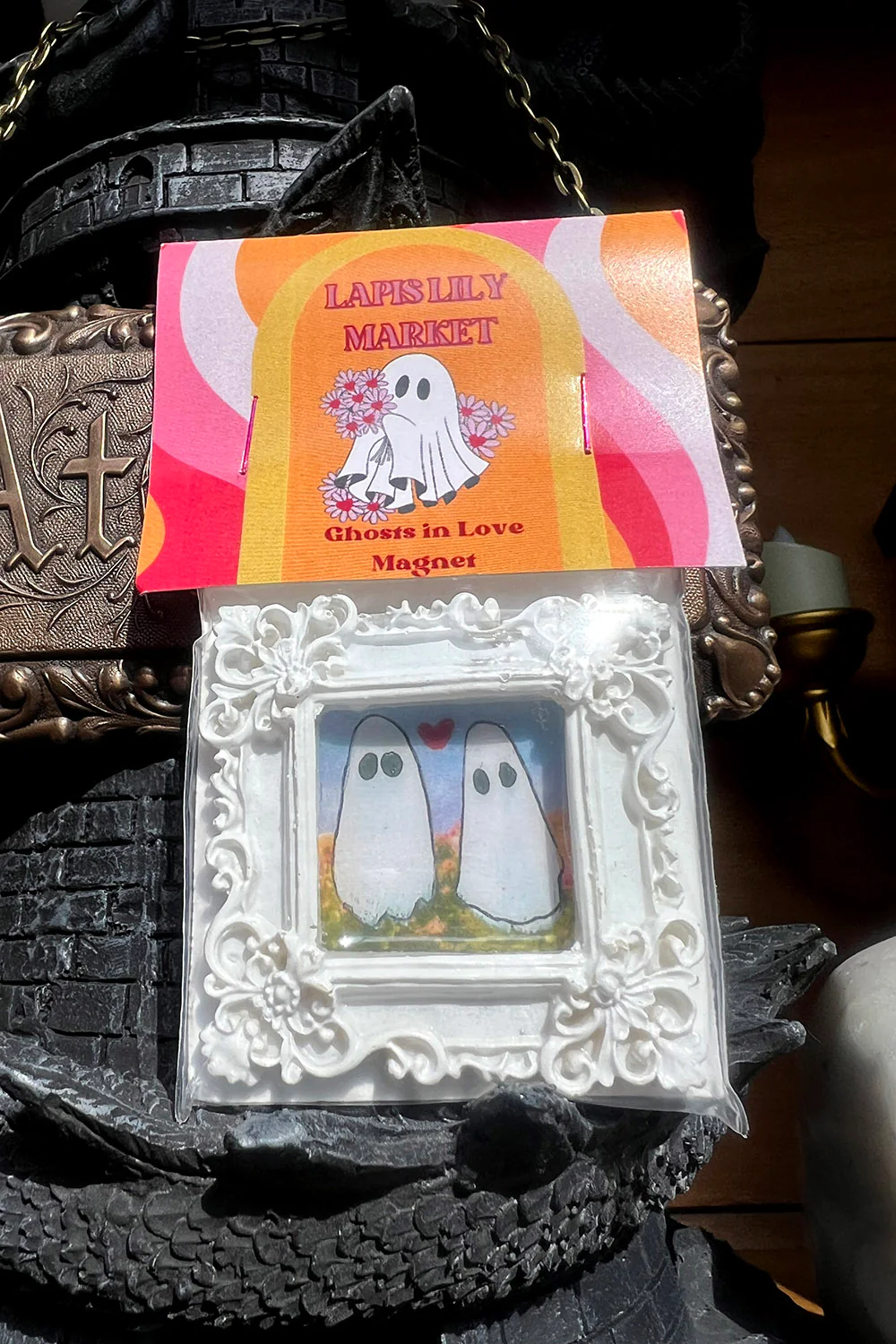 Ghosts on Vacation Hand-painted Mini Art [Mystery Item] - Image 8