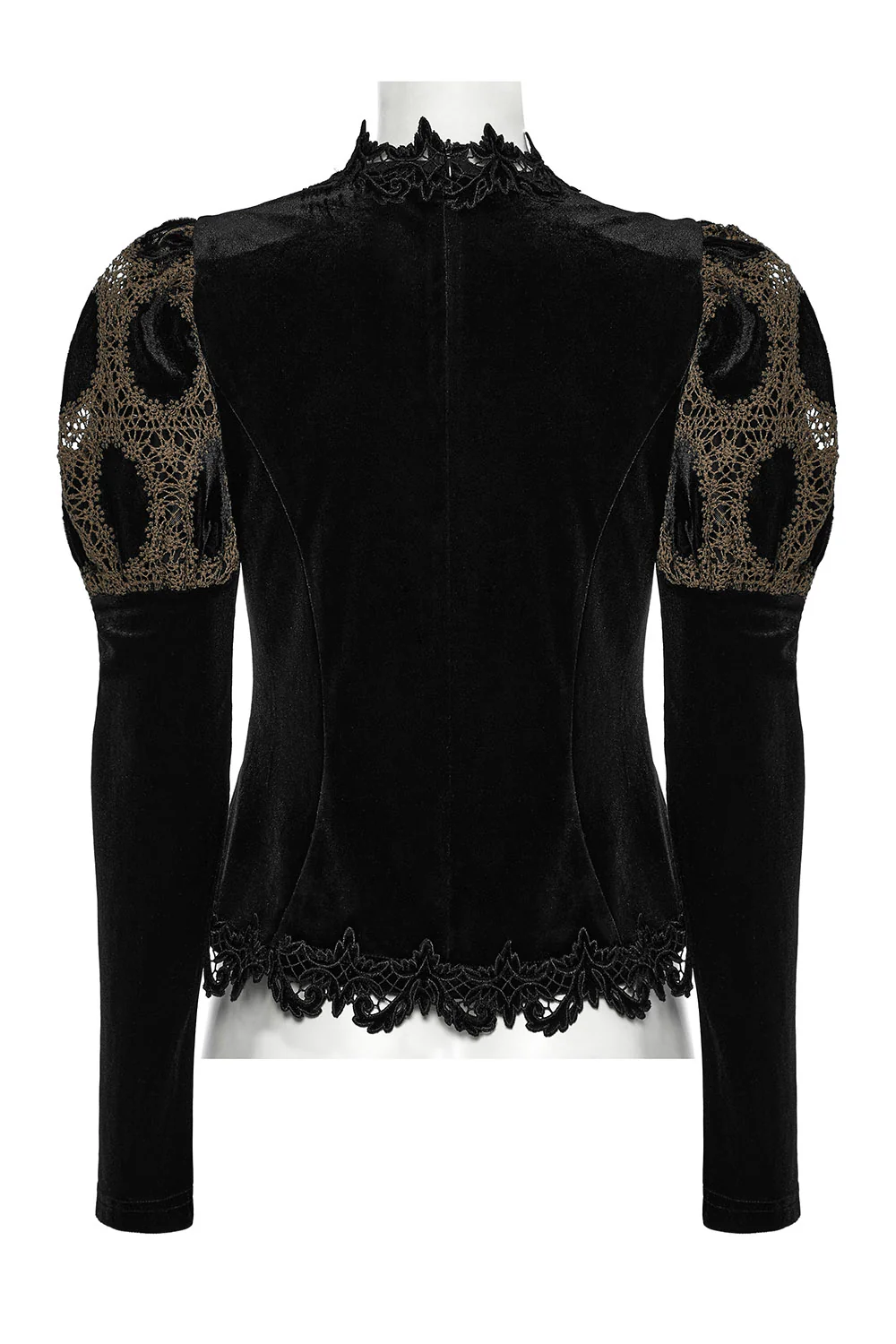 Gloomkey Antiquated Lace Top [Black/Copper] - Image 6