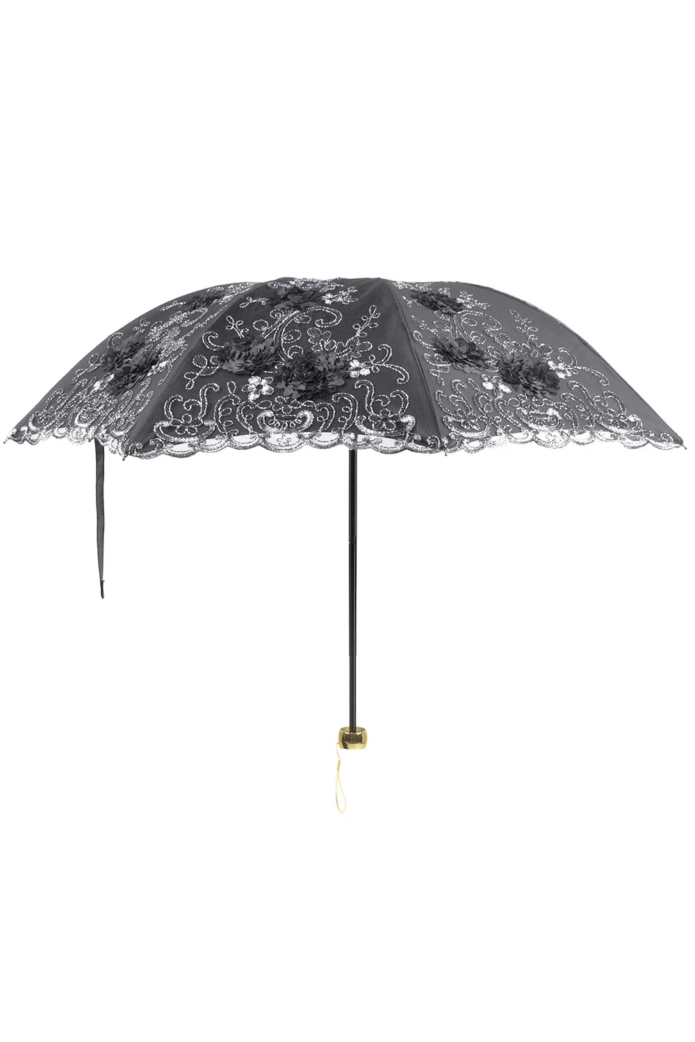 Gloomy Blooms Lace Umbrella - Image 8