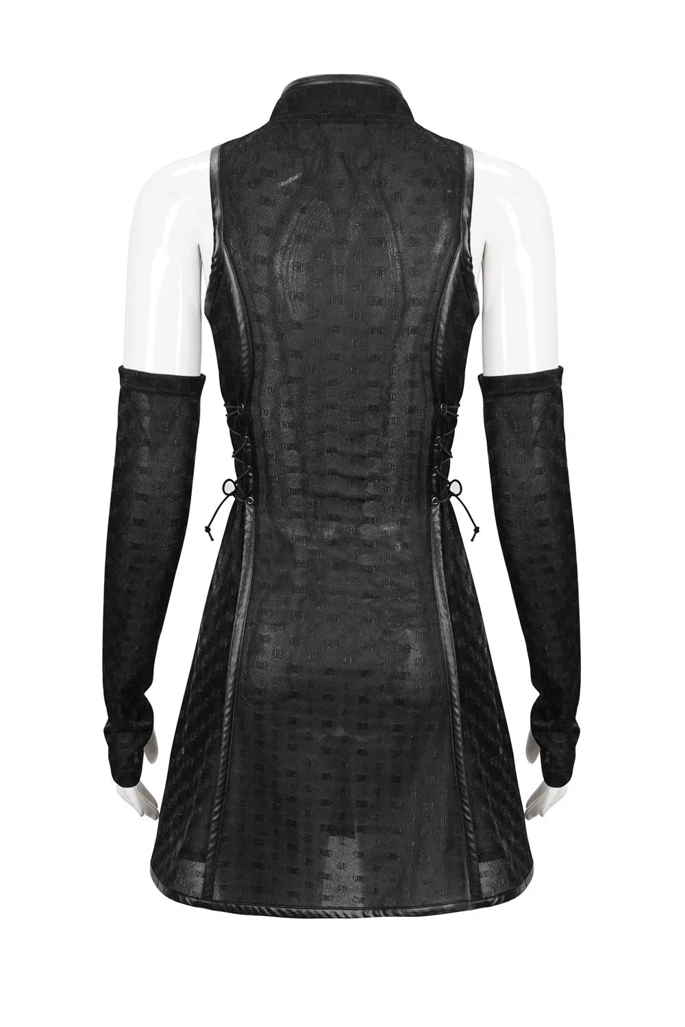Goth Geisha Dress & Glove Set - Image 3