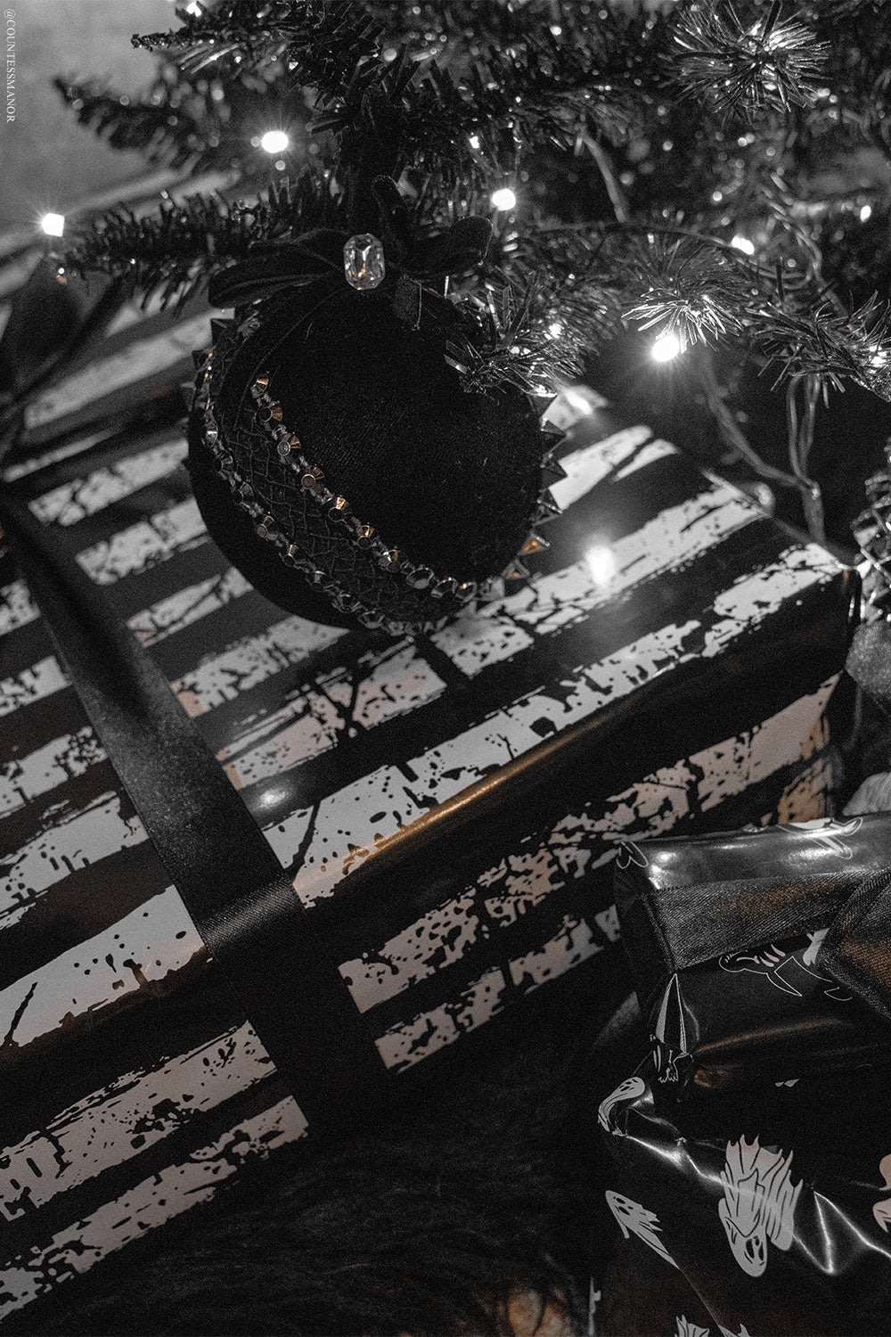 Goth Stripes Wrapping Paper [30" x 196"] - Image 6