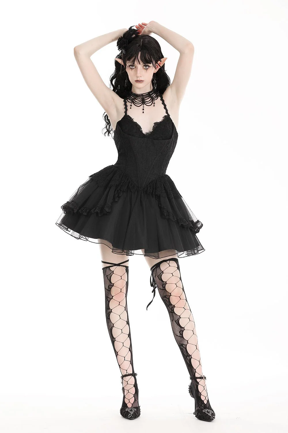 Gothic Coquette Underbust Dress - Image 3