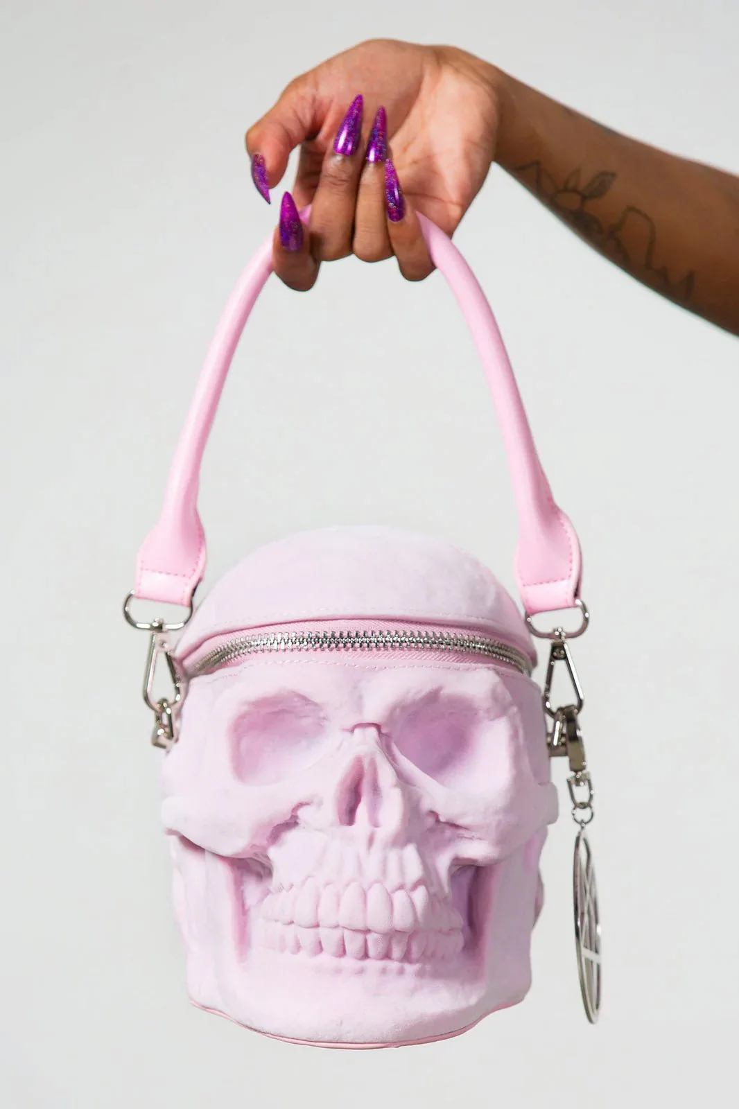 Grave Digger Skull Handbag [PASTEL PINK] - Image 2