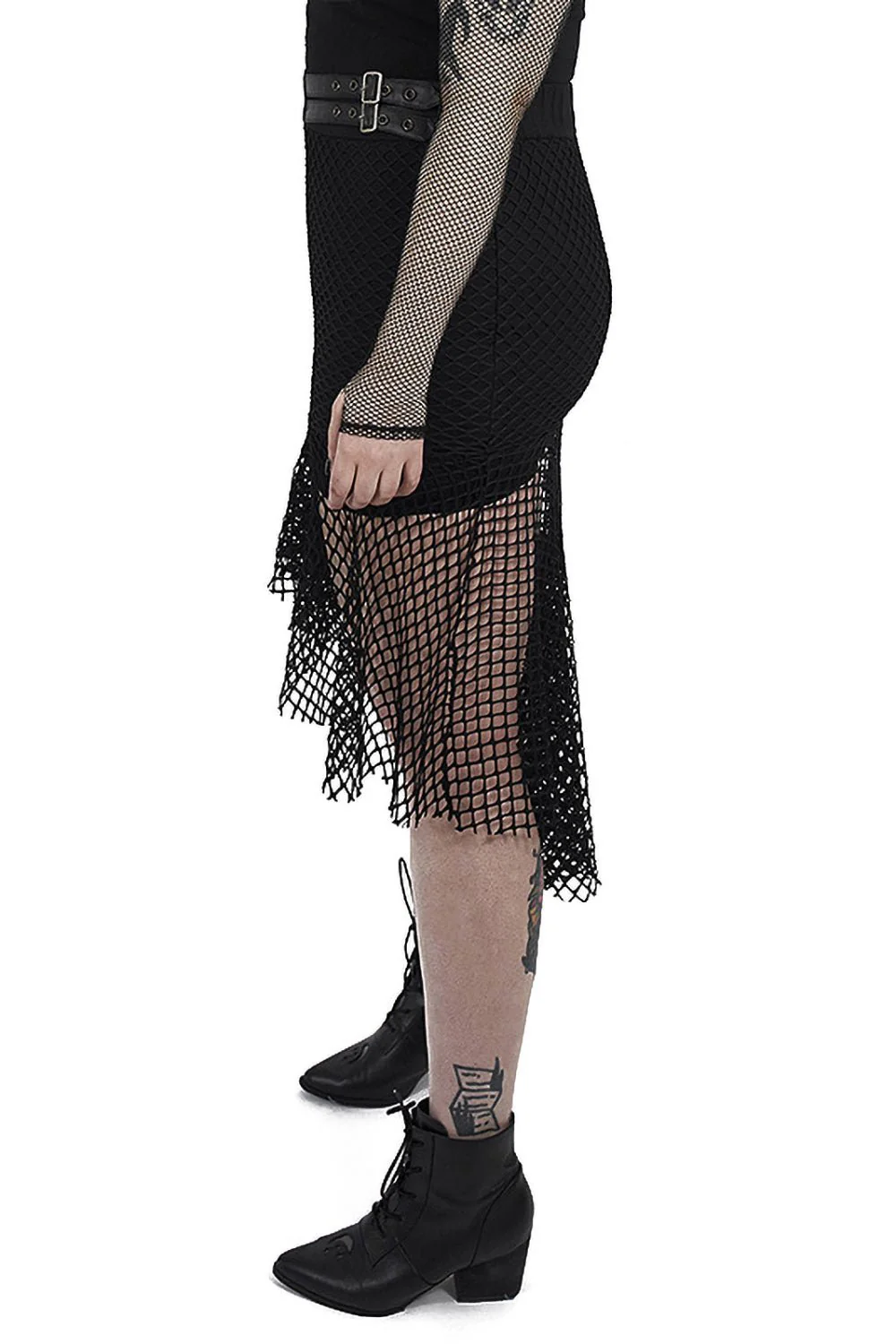 Grave Girl Fishnet Skirt - Image 3