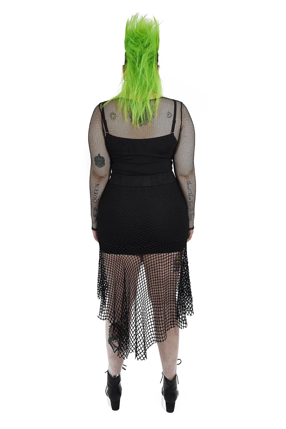 Grave Girl Fishnet Skirt - Image 4