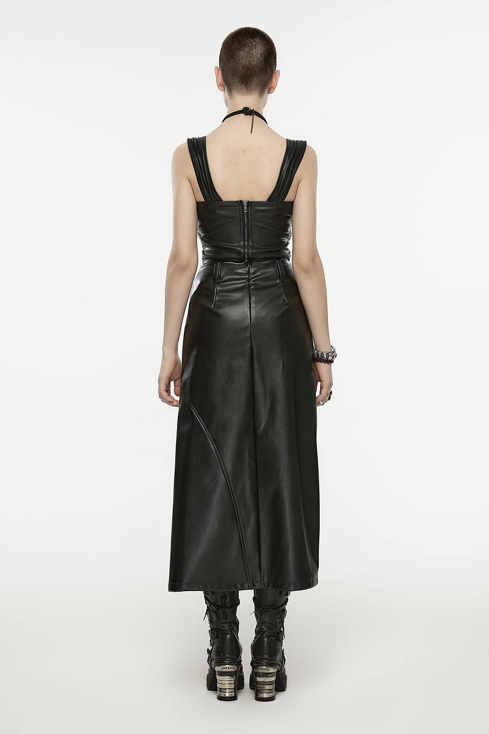 Gravelands Leather Maxi Skirt - Image 5