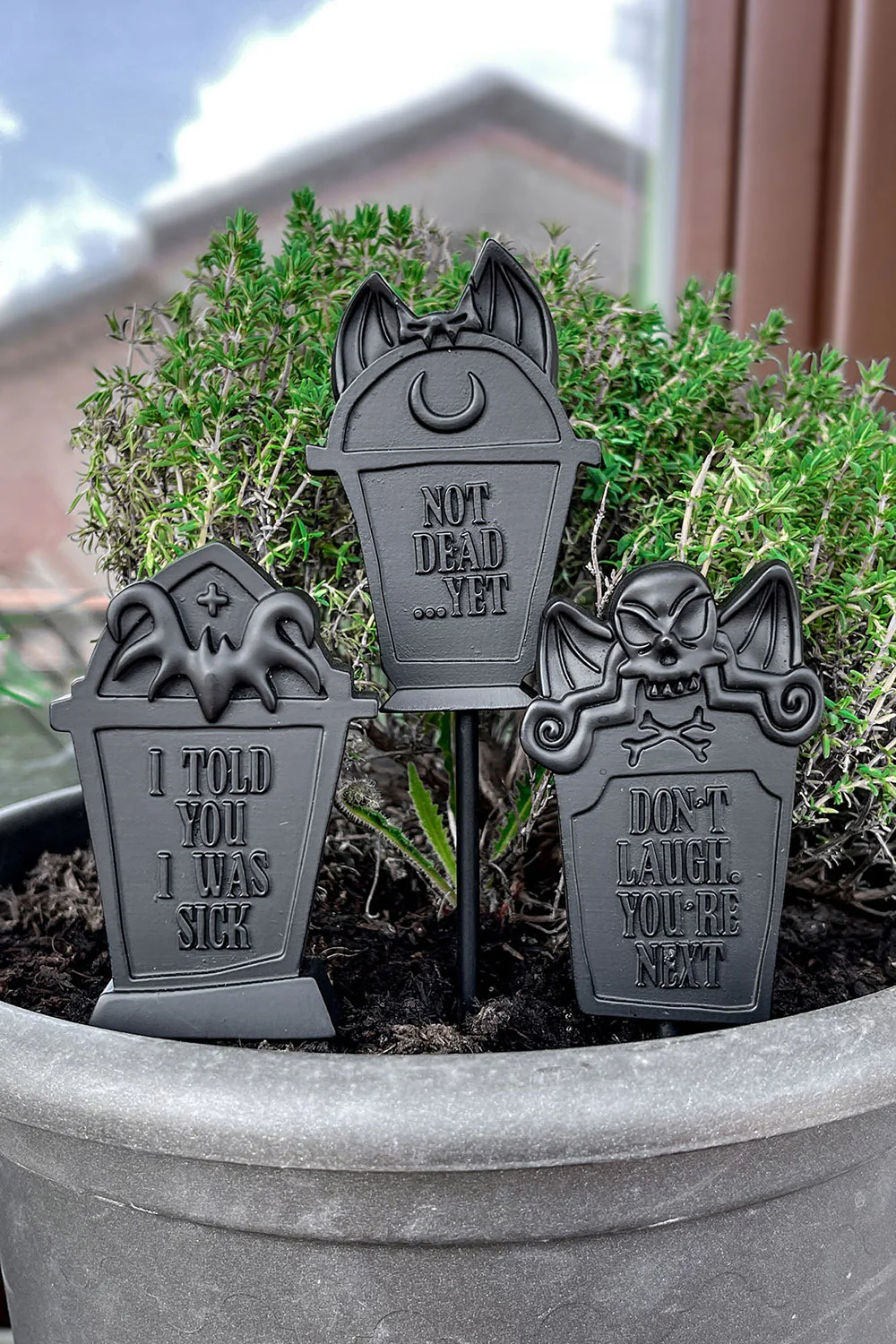 Gravestone Plant Pot Markers