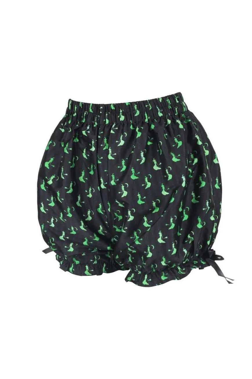 Green Witches Crepe Bloomers - Image 2