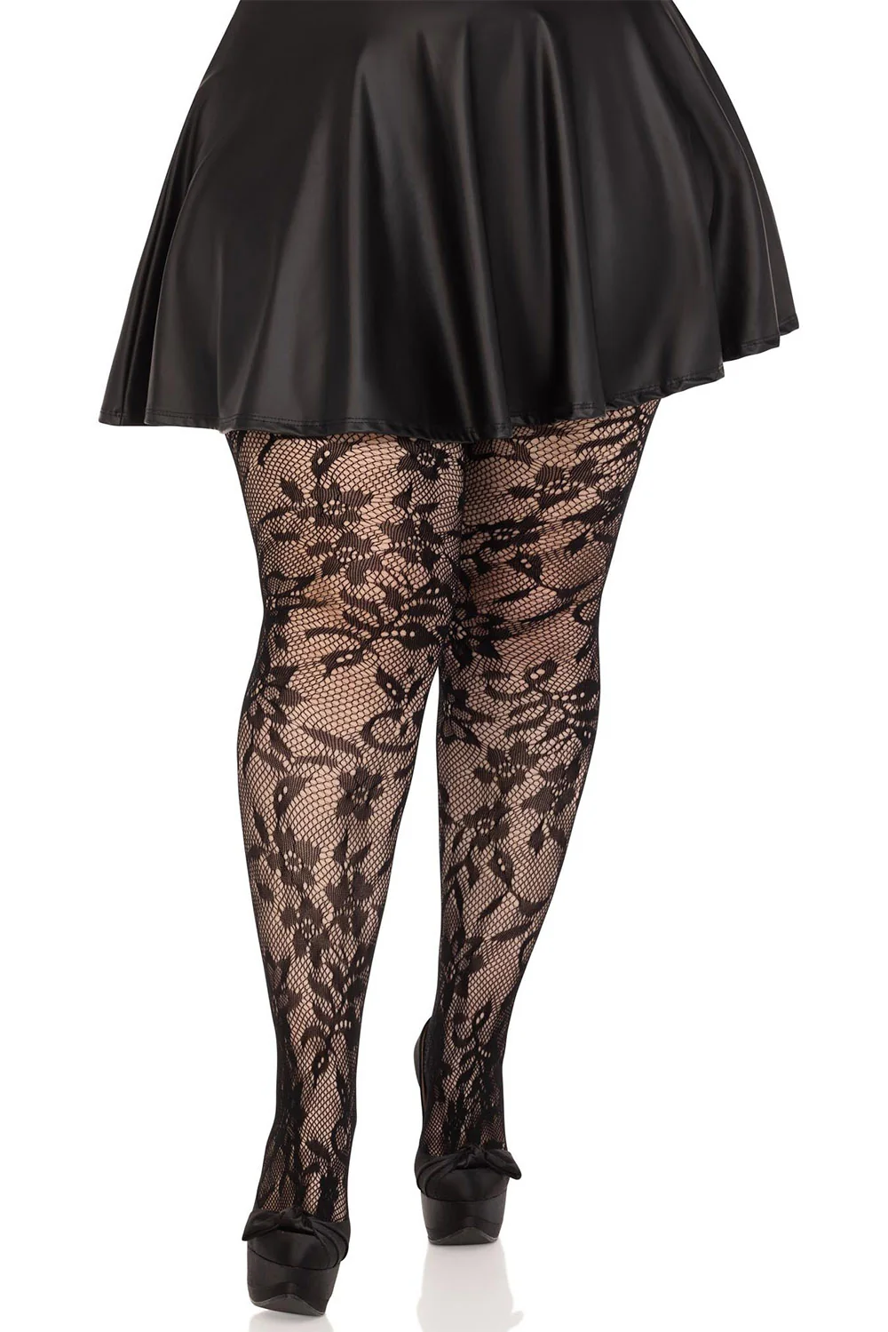 Grim Meadows Lace Tights [Plus Size]