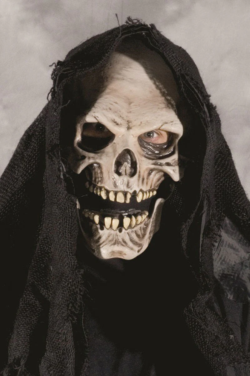 Grim Reaper Kit - Mask w/ Moving Head, Hands, Full Gown - Image 2