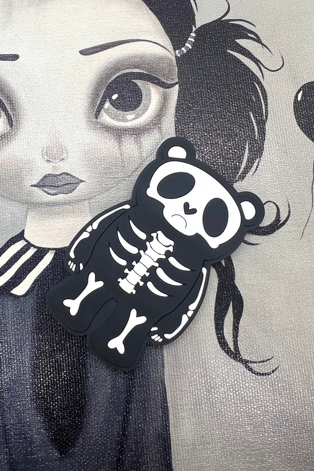 Grumpy Bones Bear Rubber Magnet - Image 6