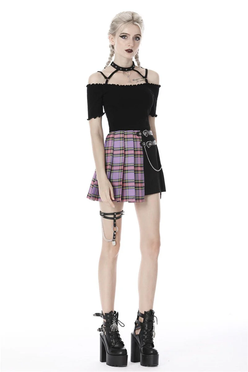 Grunge Love Pleated Skirt - Image 5