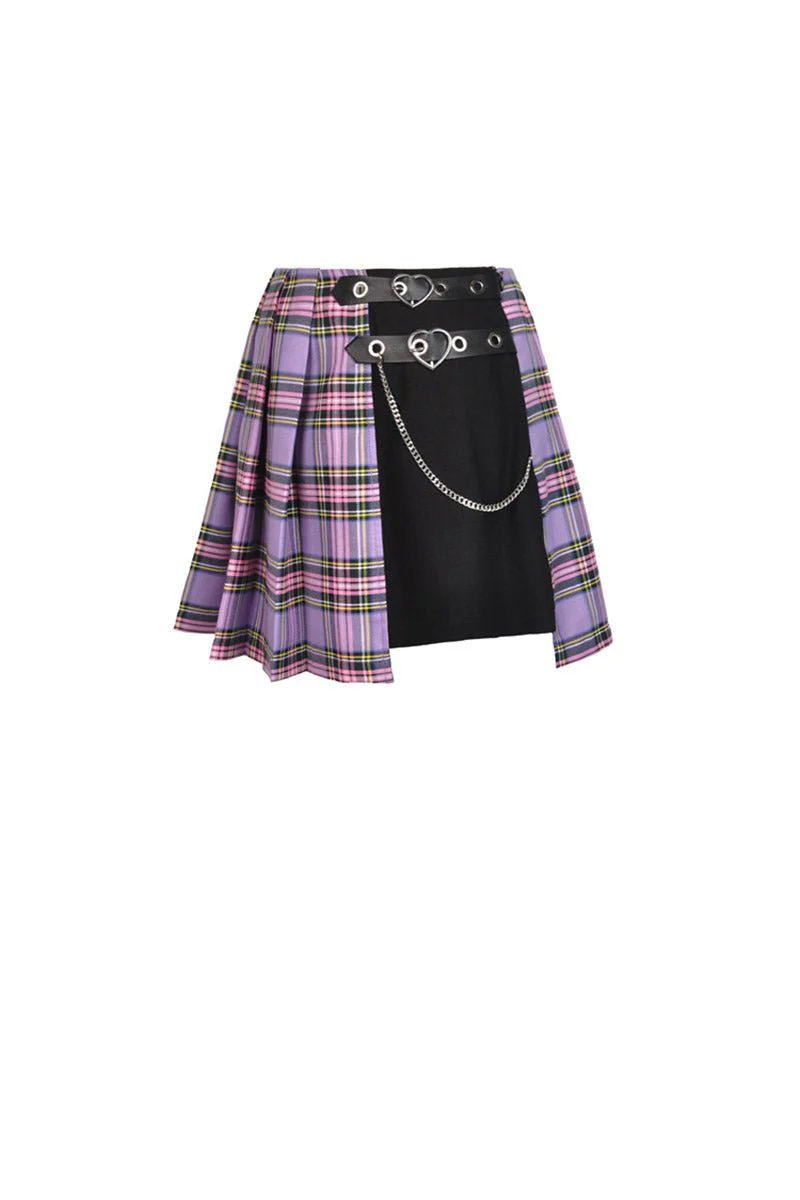 Grunge Love Pleated Skirt - Image 7