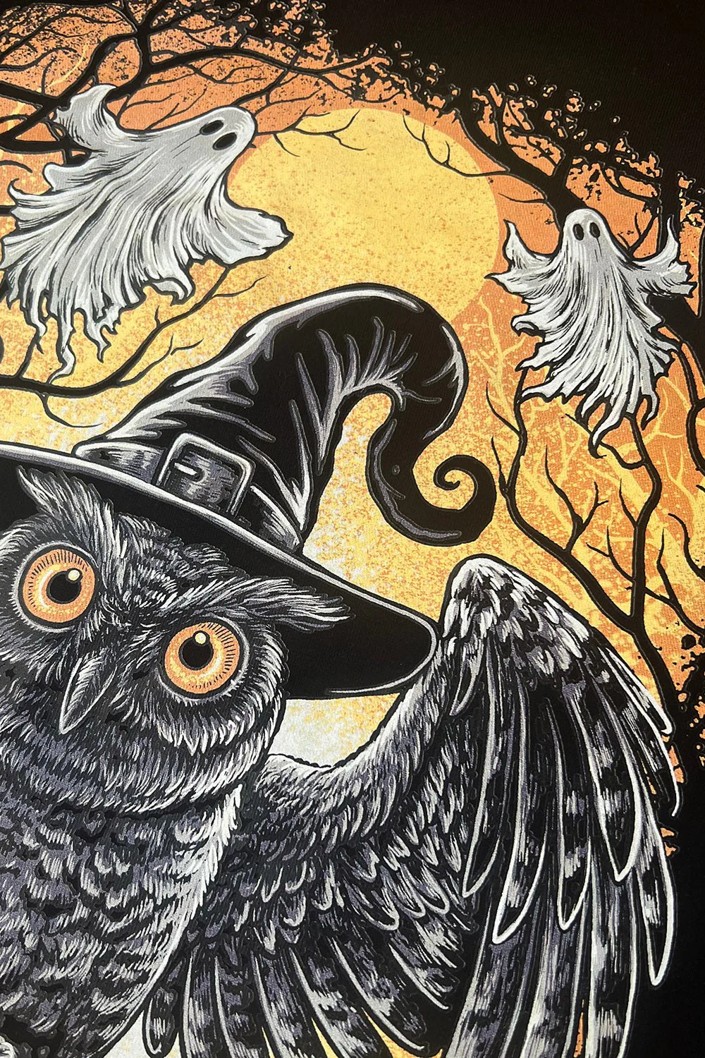 Halloween Owl Hoodie - Image 2