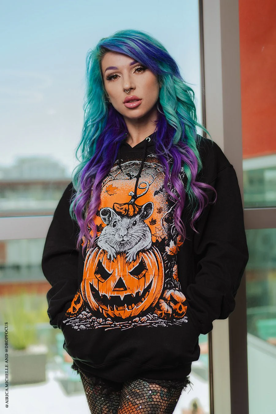 Halloween Rat Hoodie - Image 2