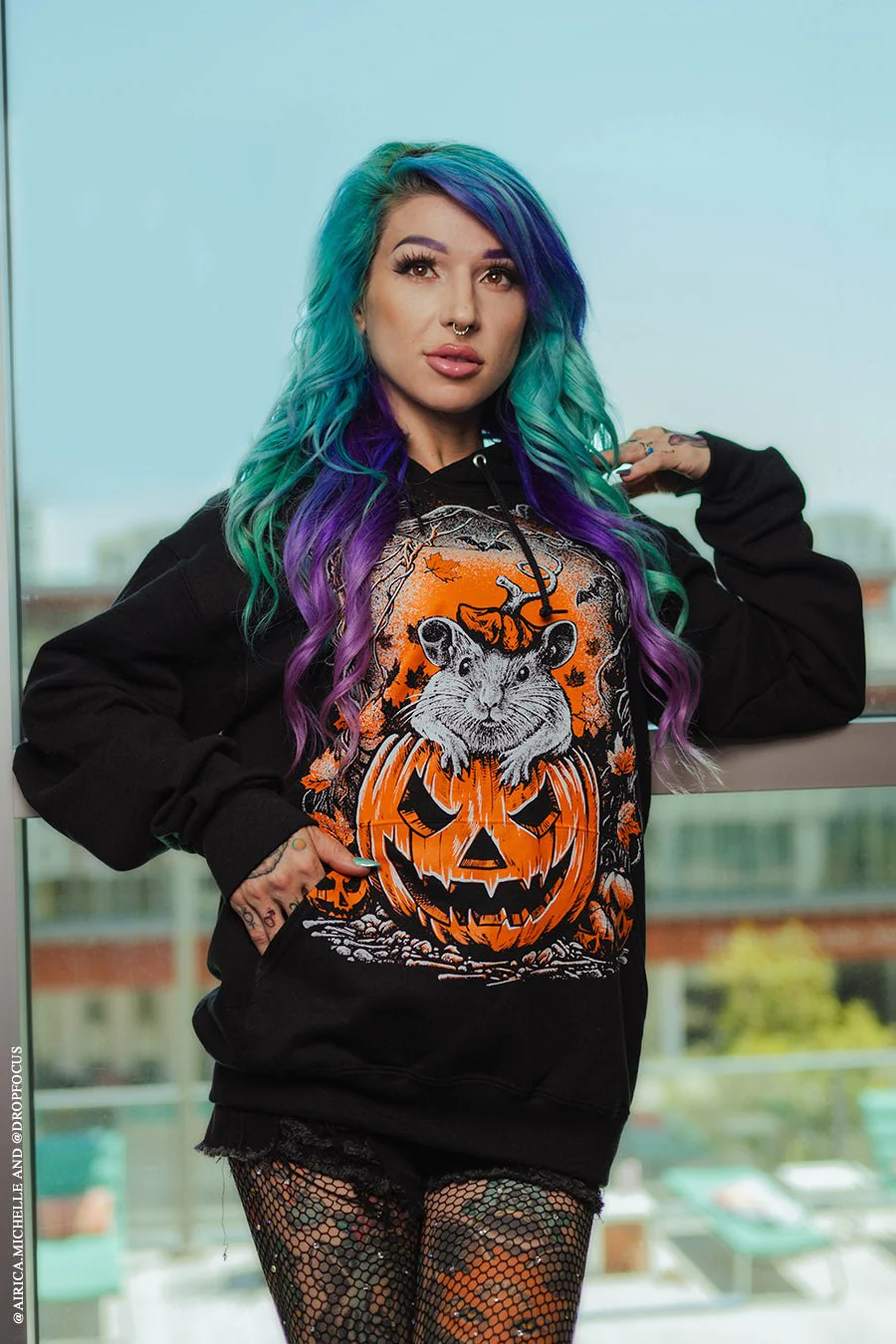 Halloween Rat Hoodie - Image 8