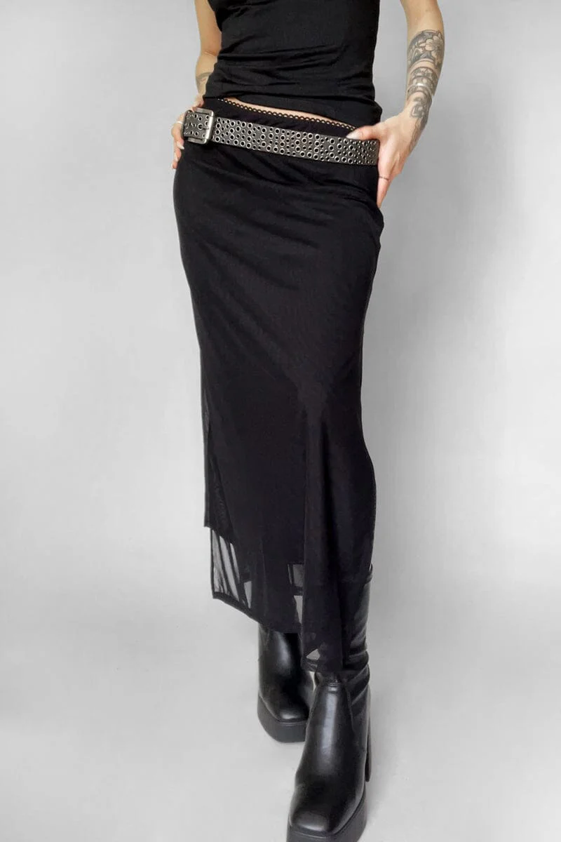 Harlowe Eyelet Vinyl Belt - Image 3