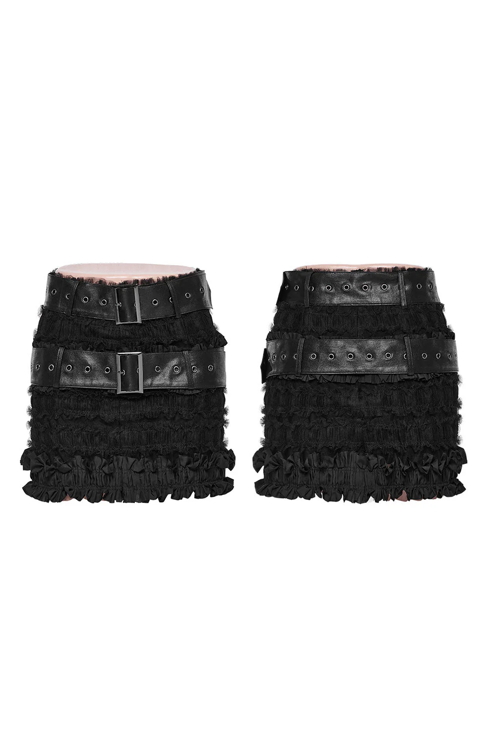Haunted High-Waisted Buckle Skirt - Image 5