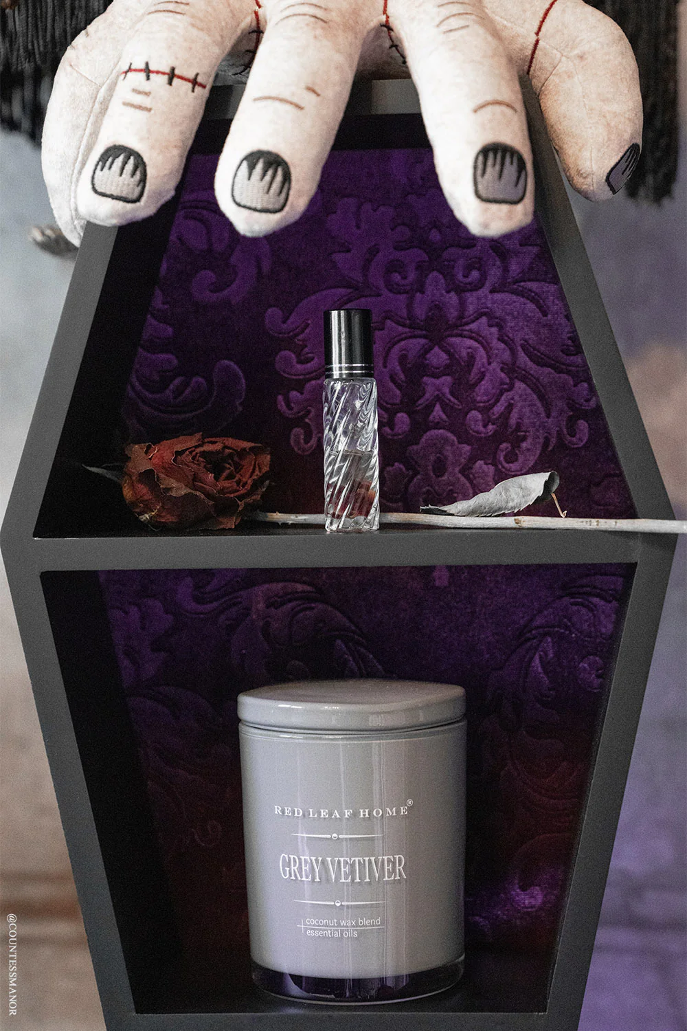Haunted Mansion 20" Coffin Shelf - Image 13