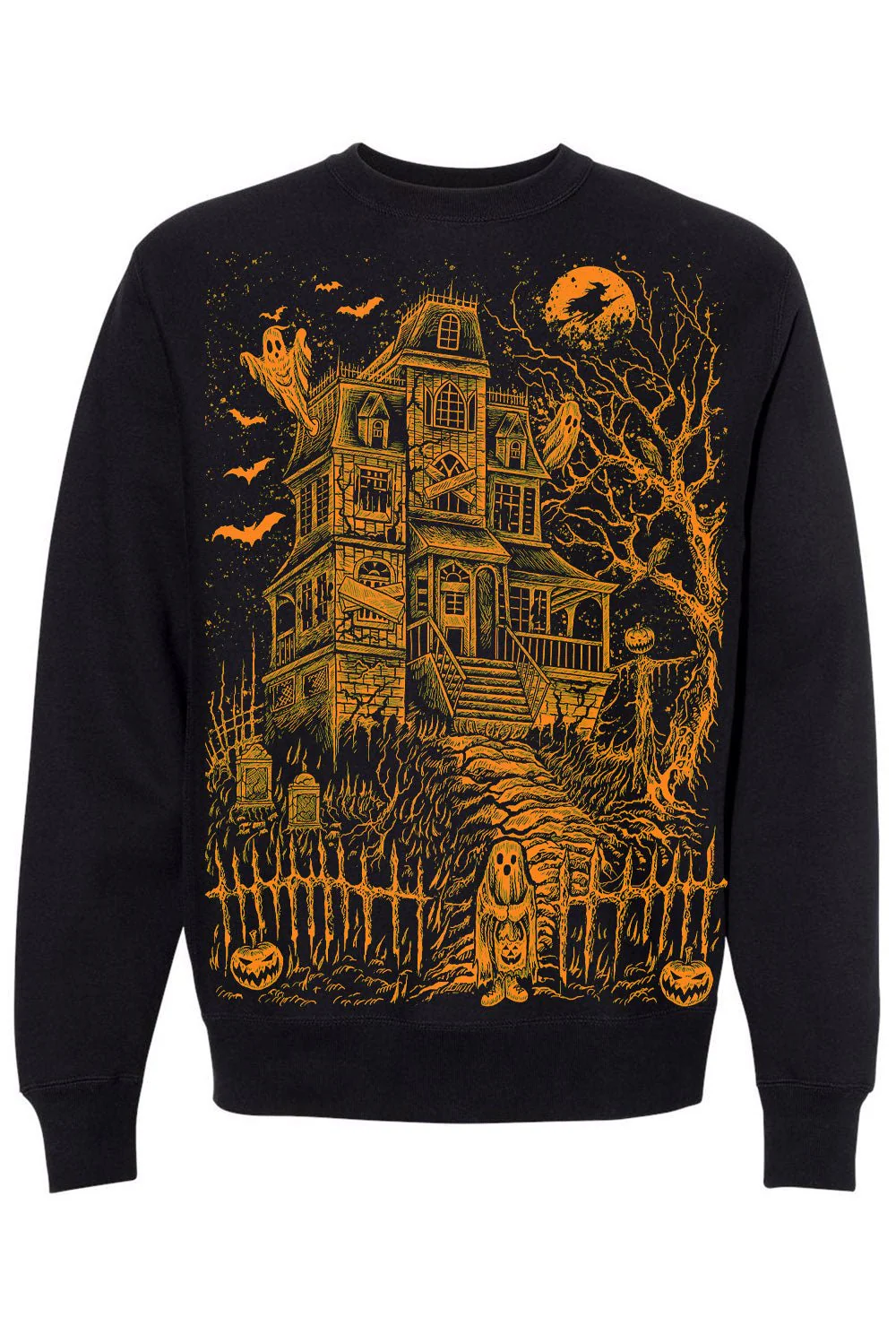 Haunted Mansion Sweatshirt [Pumpkin Orange] - Image 6