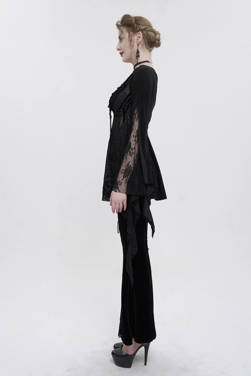 Haunted One Hand-Sewn Beaded Blouse - Image 6