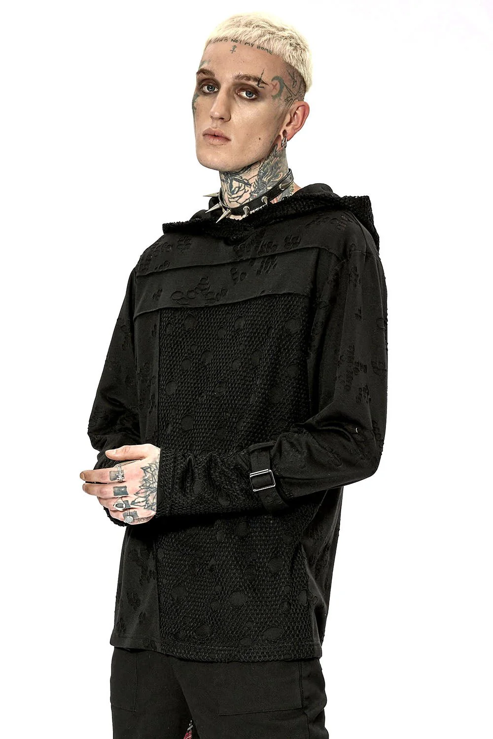 Haunter Distressed Hooded Top - Image 3