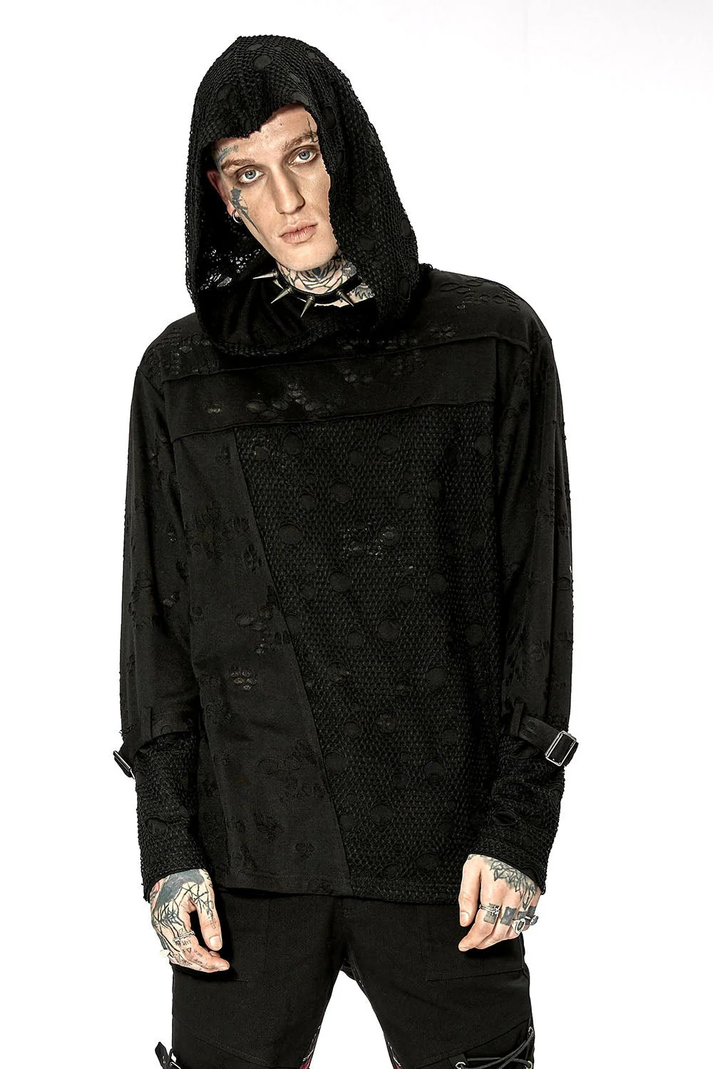 Haunter Distressed Hooded Top - Image 4