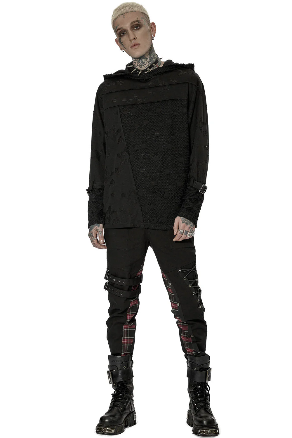 Haunter Distressed Hooded Top - Image 5