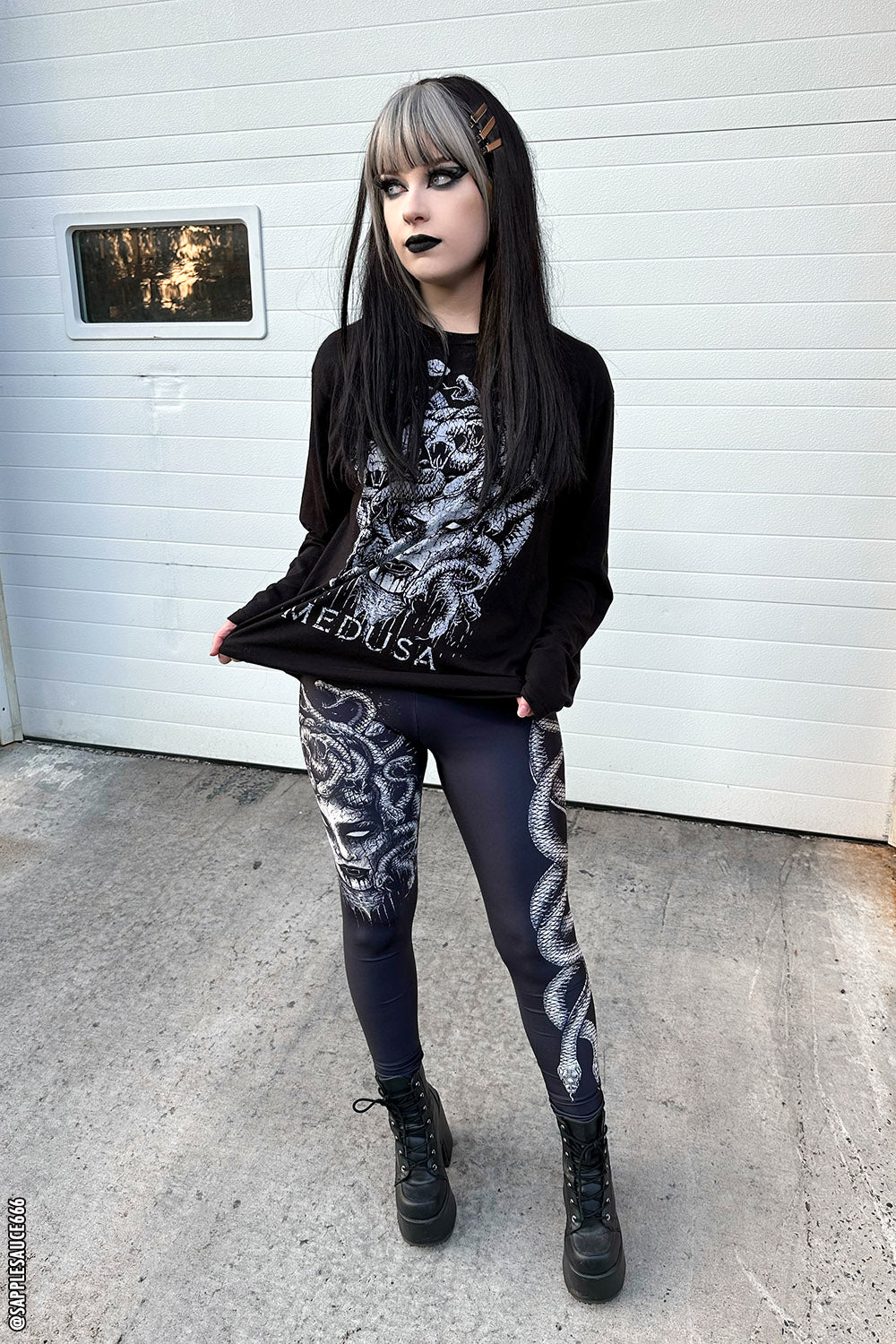 Heavy Metal Medusa Leggings - Image 2