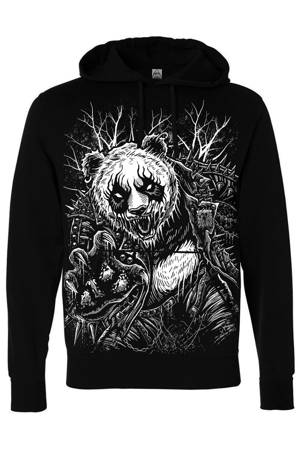 Heavy Metal Panda Hoodie - Image 2