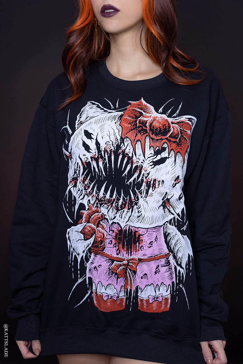 Hell Kitty Sweatshirt - Image 2