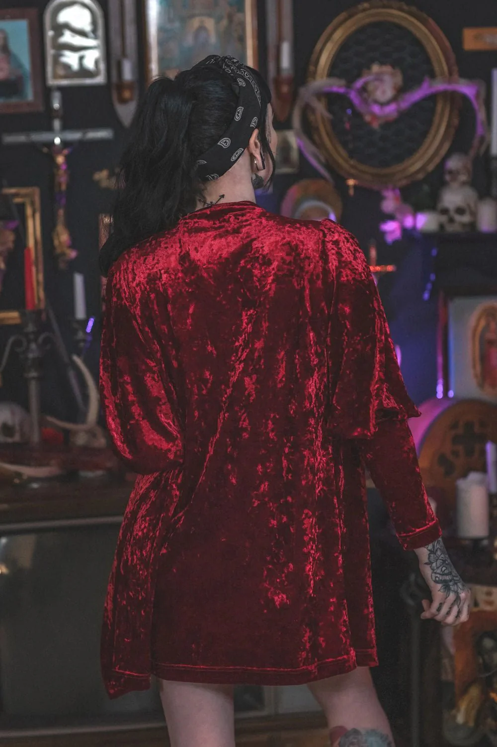 Hellfire Cardigan [RED] - Image 4