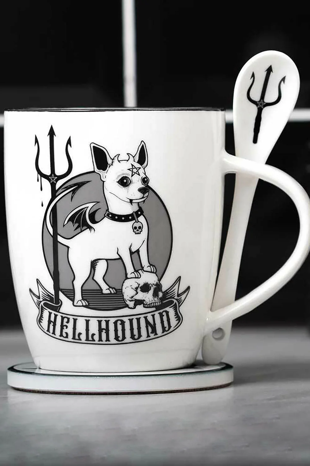 Hellhound Mug & Spoon Set - Image 3