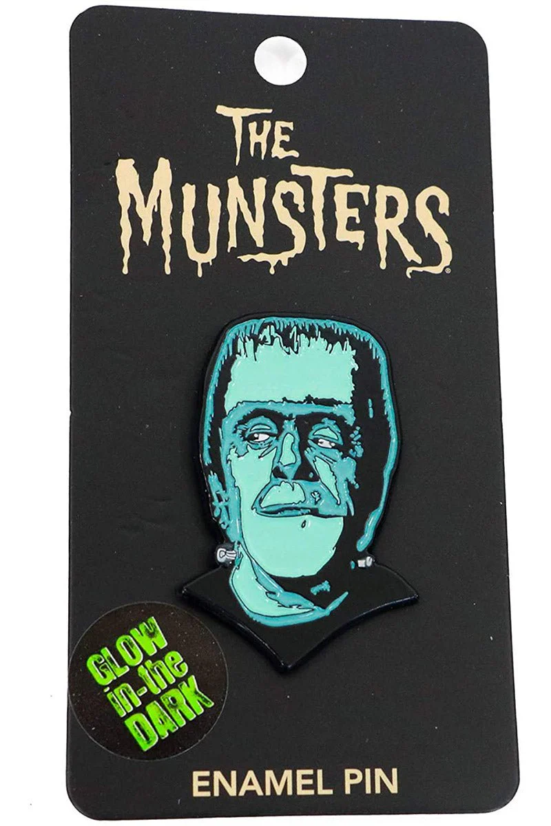 Herman Munster Enamel Pin [Glows in the Dark]